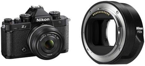 Nikon Z f Kit Nikkor Z 40mm 1:2.0 Spez. Edition Vollformatkamera & FTZ II (Adapter für F Objektive auf Z-Mount Kameras)