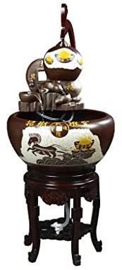 Acquario Acquario Acquario Acquario In Ceramica Acqua Corrente Acquario Fontana Filtro Di Circolazione Acquario Per Pesci Rossi Acquario Per Ninfee Acquario Per Tartarughe Acquario Per Pesci Fortuna