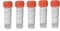 Hystool® - 5 Urine Sample Bottles. Sterile Individually Wrapped Universal Container. Specimen Pots for Urine Test. Leak Proof Lids. with Labels for Laboratory Medical Testing - 30ml Size