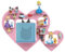 Riuog Tonie Regal für Toniebox & Tonie Puppenaufbewahrung, Wandregal für Kinderzimmer, magnetisches Metallregal mit Herz-Design für Mädchen und Jungen, Zubehör für Toniebox Starter Set (Rosa)