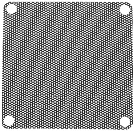 QUARKZMAN 10 Stück PC-Staubfilter, 70mmx70mm PVC Computer-Gehäuse-Kühler Staubschutz-Mesh-Abdeckung Lüftergitter für Computer-Chassis-Lautsprecher, Schwarz