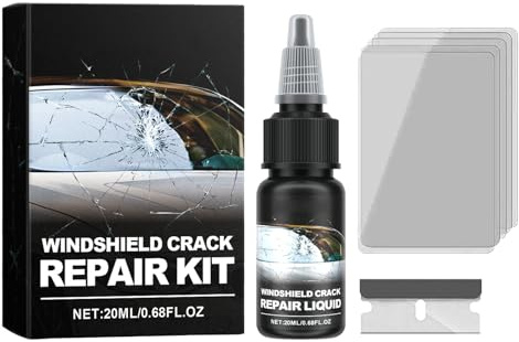 Mnozreo Windschutzscheibe Nano Reparatur,Windshield Crack Repair Kit,Steinschlag Reparaturset Windschutzscheibe,Glas Cracks Reparatur Set,Windschutzscheibe Risse Reparieren Kleber