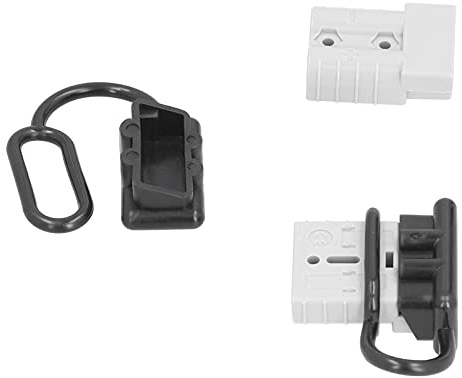 MasYosh Batterie Connexion Rapide Déconnecter le Plug électrique pour le Treuil de Récupération avec la Poignée 50A 12‑36VDC (Gris)