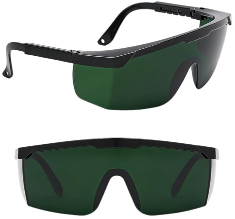 2 Stück Lpl Schutzbrille,Laserschutzbrille,Brille Laser Haarentfernung,für Solarium Rotlichtlampe Haarentferner,Schutz Uv Augenschutz,Infrarotlampe Laserbrille Laserrohr-Schutzbrille, 200nm-2000nm