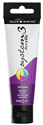 Daler Rowney System 3 Acrylic Paint 59ml (418 Velvet Purple)