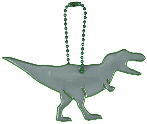 Moses Unisex Glimmis T-rex Reflektor, grün, Einheitsgröße