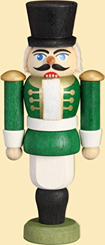 Schiaccianoci Husar Verde HxBxT = 120 X 80 X 20 mm Nuovo Monti Metalliferi Schiaccianoci in miniatura di Natale Statuetta