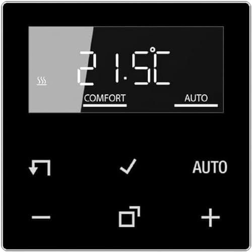 JUNG BTA1791SW Home Raumthermostat-Display Glas Schwarz