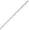 Silver & White Paper Straws 8inch-Pack of 250