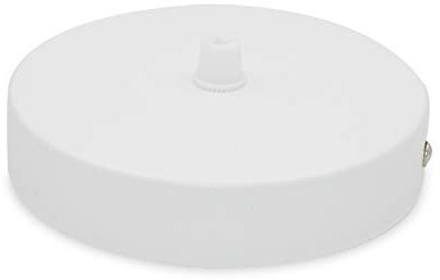 ExtraLight Deckenrosette Lampenaufhängung Deckenbaldachin Deckenabschluss Baldachin weiß Metall 10,0 x 2,5 cm