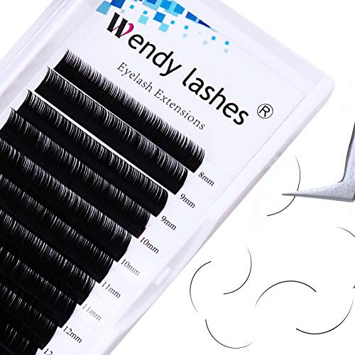 Extension Cils Individuels D Curl 0,20mm 8-14mm Longueur Mixte Extensions de Cils Individuels Naturel Cils Classique Extension Soie Cils Extension de Professionnel