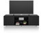 Mobili Fiver, Mobile Porta Tv Rachele, Nero Frassino, 150 cmx42 cmx48 cm, Mobile Tv moderno per tv fino a 65'', Made in Italy