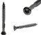 Silberne Terrassenschrauben blank 200 Stück T-INOX 5 x 50 mm / 5 x 60 mm - C1 Edelstahl gehärtet - Torx 25 (200, 5 x 50 mm)