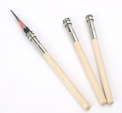 U/K PULABO - Prolunga per matita regolabile, 5 pezzi, per studenti che scrivono strumenti di prolunga, molto resistente e pratico