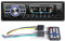 Autoradio 12V/24V Truck Radio Bluetooth 1 Din Car Stereo Player Interfaccia AUX ISO MP3 FM/USB/Radio con telecomando