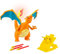 Pokémon PKW2731 -Interaktive Deluxe Figur - Feuer & Flug Glurak, offizielle Figur