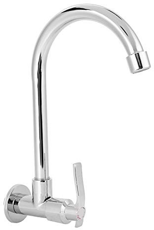 Yctze Grifo de Cocina, Grifo de Cocina para el Hogar Grifo de Grifo Montado en la Pared Fría Individual G1 / 2in Adecuado para Fregadero Y Fregona Piscina