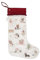 Wrendale Designs Hannah Dale Weihnachtsstrumpf mit Pfotenabdruckmotiv, 220 x 600 mm