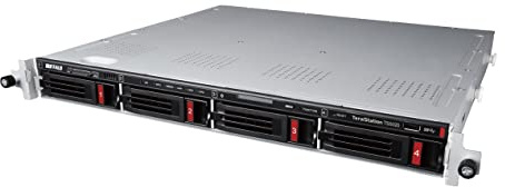 BUFFALO TeraStation 5420RN 4-Bay Business Rackmount NAS 48TB (4x12TB) with Hard Drives Included RAID iSCSI Network Storage File Server