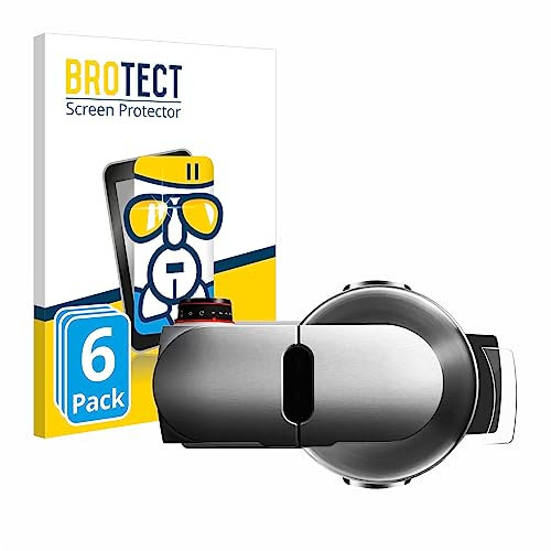 BROTECT 6 Stück Schutzglas für Bosch MUM Serie 8 OptiMUM MUM9AX5S00 Schutzfolie Panzer Folie Glas Displayschutz Made in Germany [ 9H, Anti-Fingerprint]