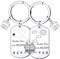Lumengqi Porte-Clés Maison Cadeau Personnalisé Couple Original
