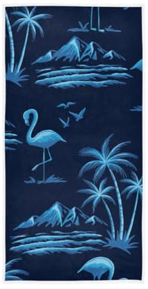 GAIREG Island Pattern Handtuch, Baumwolle Handtücher für Hand, Gesicht, Haare, Yoga, Küche, Bad, 38,1 x 76,2 cm