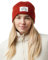 Jack Wolfskin Unisex Badge Beanie-Mütze, Intense Rust, Einheitsgröße EU
