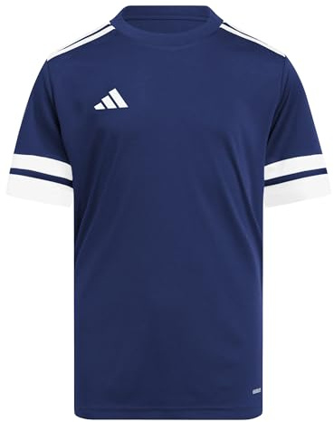 adidas Unisex Kinder Squadra25 Jersey Short Sleeve Kids Shirt, Team Navy Blue 2/White, 11-12 Years