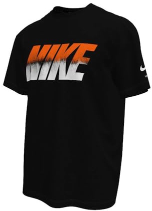 Nike Unisex NESSF473-001_L T-Shirt, Schwarz, L