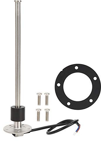 SPYMINNPOO Fuel Level Sensor, Long Service Life Shockproof for Car Boat Yacht Trucks RV Metal Material Waste Level Sensor Indicator Replacement (100mm)