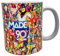 Shopi Zone Taza de cerámica, Dibujos animados de los 90, taza nostalgica, la taza ideal para tu café perfecto, taza creativa, tazas únicas para momentos inolvidables