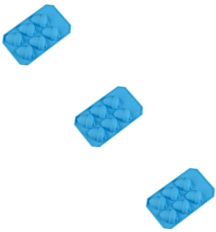 VILLFUL 3 Stück 6 Silikonform Schalenform Cakesicles Schimmel Kuchen am Stiel Abs Eiswürfelbehälter eiswurfel behälter eiswürfelschale Pinienkerne Kuchen-Puck-Form Kuchenform Backform