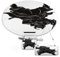 SEEKJOYS Runde Picknickdecke, japanische Samurai-Kunst, mit Tragegurt, faltbar, tragbar, 3-lagig, wasserdicht, Stranddecke für Outdoor, Camping, Sommer, Strandmatte, 152,4 cm Durchmesser