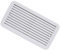 Rejilla de ventilación lateral para caravana, 35 x 18,6 cm, resistente a los rayos UV, rectangular, cubierta de rejilla de ventilación para camping, vehículo, autocaravana, remolque