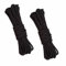 20M Black Nylon Rope, 4mm Braided Nylon Cord, Parachute Cord for Crafting, DIY, Camping, Survival, Outdoor Multipurpose Utility Rope