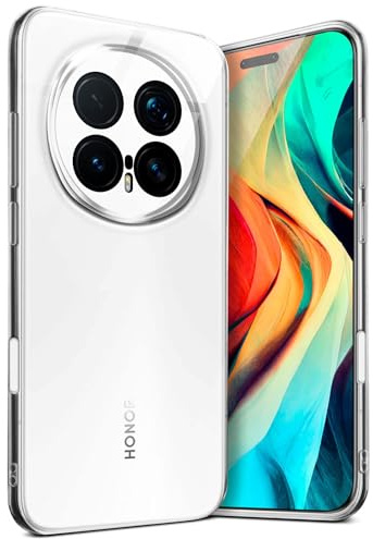 moex für Honor Magic8 Pro Hülle Durchsichtig, Silikon Handyhülle Transparent, Clear Case Ultra Slim, Backcover Schutzhülle Dünn, Silikonhülle Minimalistisch, Aero Case, Klar