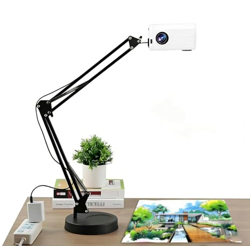 Drawing Projector, Art Projector for Tracing Drawing Painting, The Device Supports Mobile Phones, USB Flash Drives, Ipad, WiFi and USB Connectivity for Easy Image Transfer, Ideal for Home, School