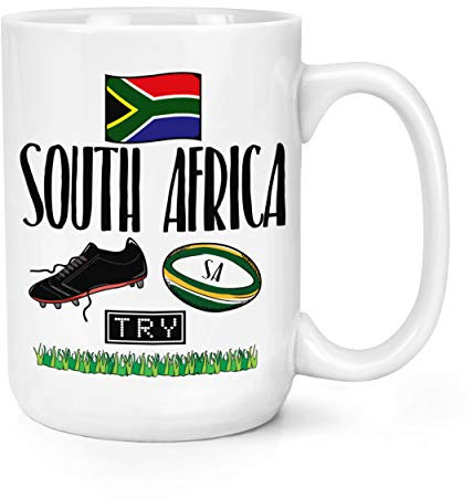 Rugby South Africa 15oz Large Mug Cup