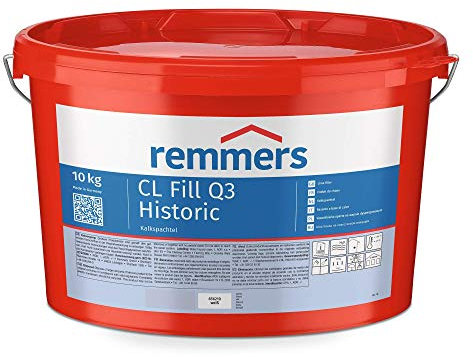 Remmers CL FILL Q3 HISTORIC/KALKSPACHTEL Hochwertiger, verarbeitungsfertiger Spachtel auf Basis ?Dispergiertem Weißkalkhydrat? 10 kg
