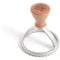 Marcato Ravioli and Cookie Cutter, Ravioli Maker, Cookie Cutters, Solid Wood and Cast Aluminum, Made in Italy, 80 mm Round Stamp