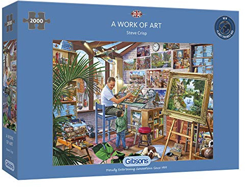 Gibsons A Work of Art Puzzle 2000 Teile