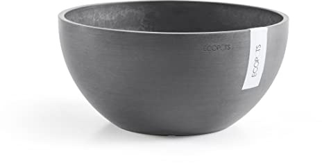 Ecopots Brussels 30 Blumentopf - L 30 cm x H 14,8 cm - Innen- und Außenbereich