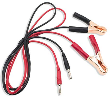 Flexibler Bananenstecker auf 80 mm Krokodilklemme, Testkabel