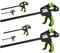 TRUTZHOLM Einhandzwingenset 6 Zwingen drei verschiedenen Größen Spannweite 35x105, 60x150, 60x300mm, mit Soft-Grip-Griffen, Fixieren mit einer Hand