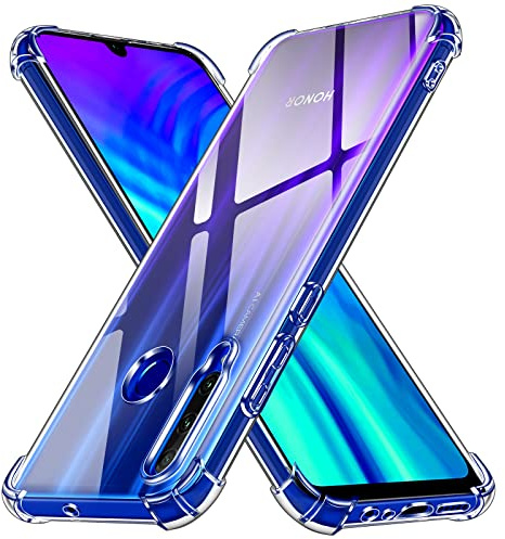 iVoler Cover per Huawei P Smart Plus 2019 / Honor 20e / Honor 20 Lite, Custodia Trasparente per Assorbimento Degli Urti con Paraurti in TPU Morbido, Sottile Morbida in Silicone TPU Protettiva Case