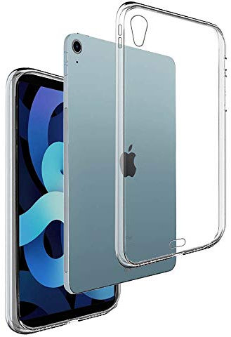 Rey Coque pour IPAD AIR 4 2020 10,9 - IPAD AIR 5 2022 10,9 - AIR 11 (M2) 2024 - AIR 11 (M3) 2025, TPU Transparent en Silicone, Ultra Fine 0.33mm