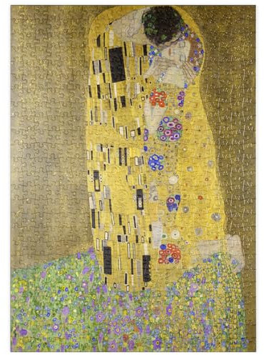 MyPuzzle Gustav Klimt's The Kiss (1907-1908) - Premium 500 Teile Puzzle - MyPuzzle Sonderkollektion von Æpyornis