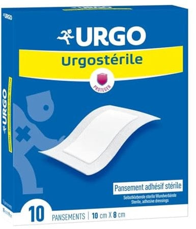Urgo Urgostérile Haftverband, steril, 8 x 10 cm, 10 Stück