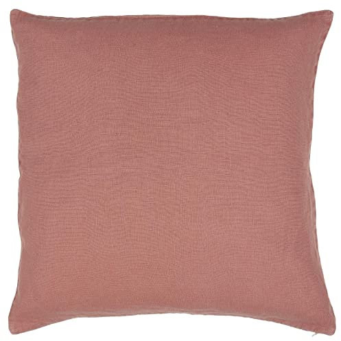 Ib Laursen Kissenhülle Dekokissen Zierkissen Sofakissen Kissenbezug faded rose 50x50, Leinen rosa