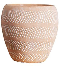 SUNESA Pots de Fleurs Orange rétro Ciment Fleur Pot Famille Restaurant Table Basse décoration Fleur Pot Culture Plante Plante Fleur Pot Conteneur De Plantes (Size : A)